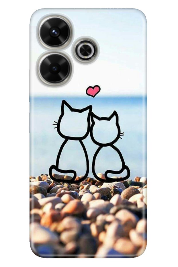 Case Uv-Color Phone Case for Xiaomi Redmi 13 4g Love of Cats
