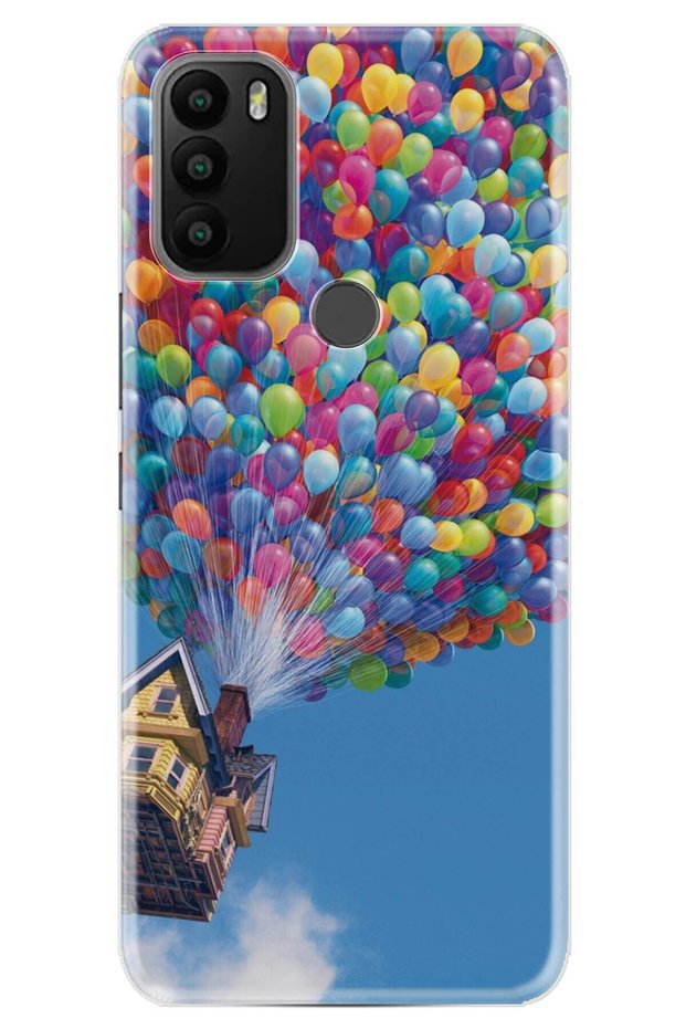 Gm 21 Plus Compatible Case 0.4mm Laser Cut Silicone Cover Balloon House