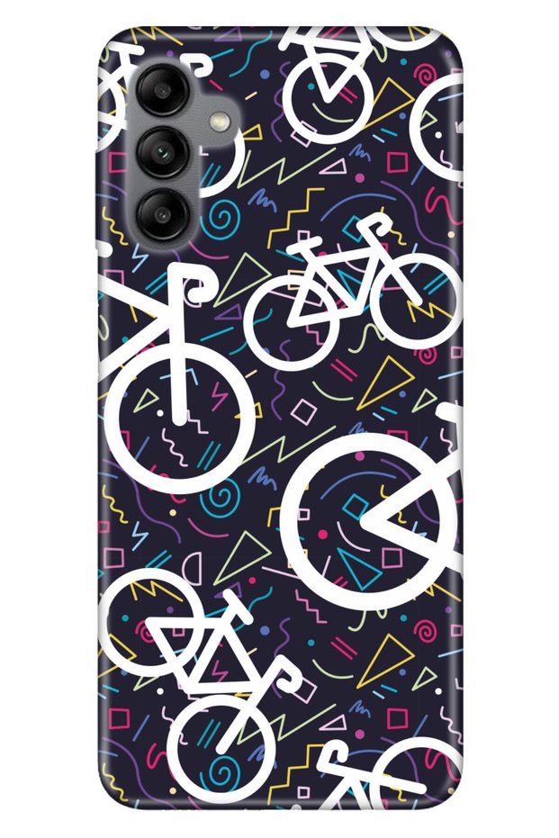 Case for Samsung Galaxy A04S Silicone Moderna Patterned Bicycle