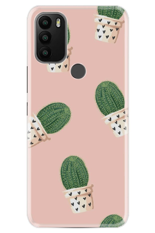 Gm 21 Plus Case 0.4mm Laser Cut Silicone Cover Cactus