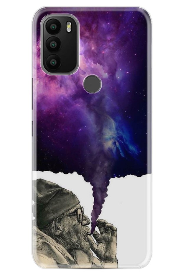 Gm 21 Plus Case 0.4mm Laser Cut Silicone Cover Smoke