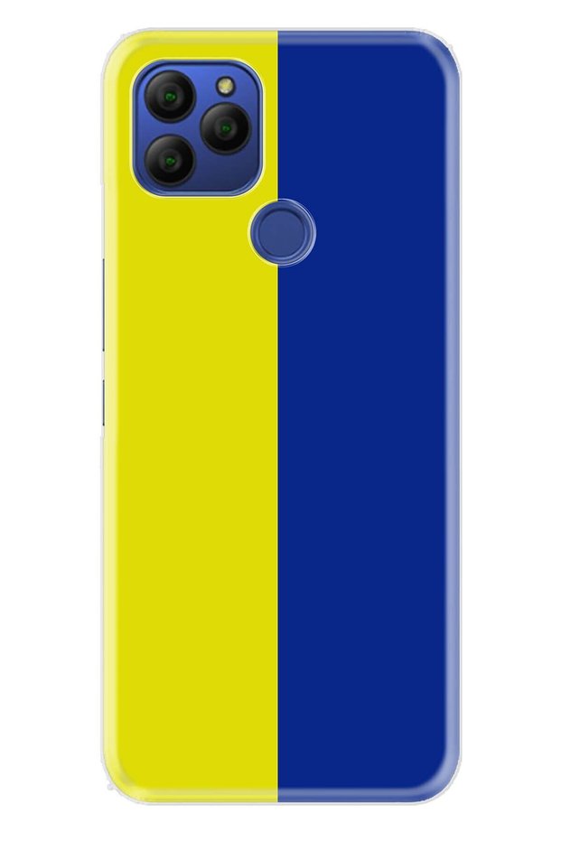 Gm 21 Compatible Case 0.4mm Laser Cut Silicone Cover Yellow Navy Blue Love