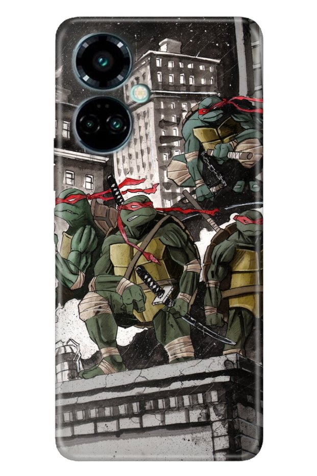 Camon 19 Pro Case Modern Design Silicone Patterned Ninja Turtle
