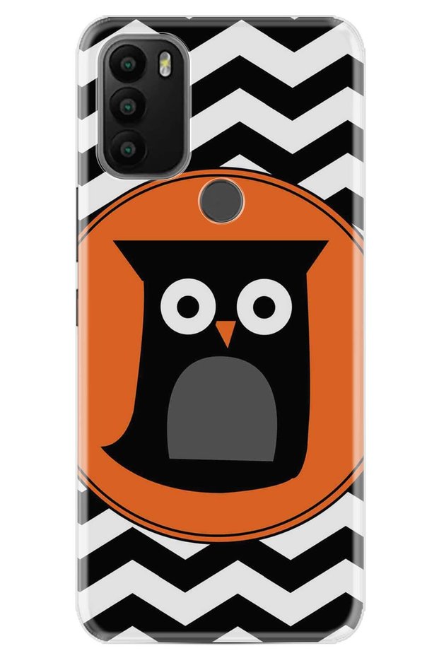 Gm 21 Plus Case 0.4mm Laser Cut Silicone Cover Zigzag Owl