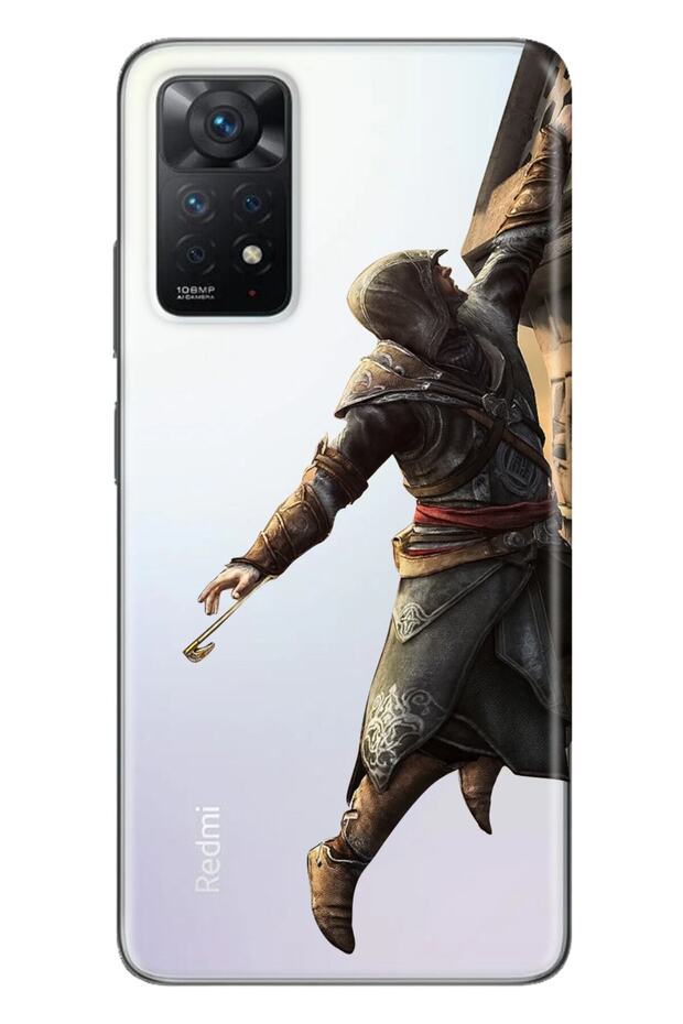 Xiaomi Redmi Note 11 Pro 5g Compatible Case 0.4mm Laser Cut Silicone Creed Games