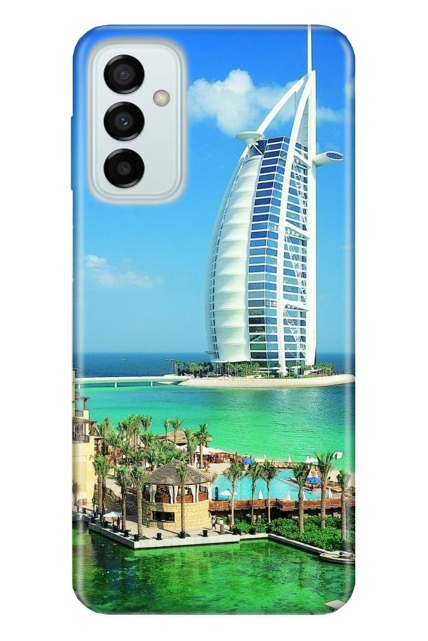 Galaxy M23 Compatible Case 0.4mm Laser Cut Silicone Cover Burj El Arab