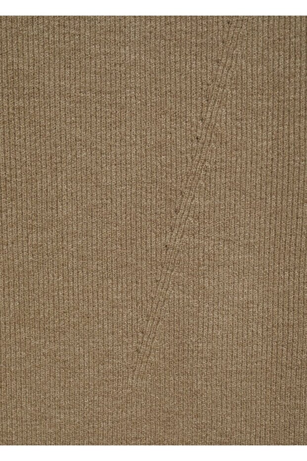 Fermuarlı düğümlü elbise - 5