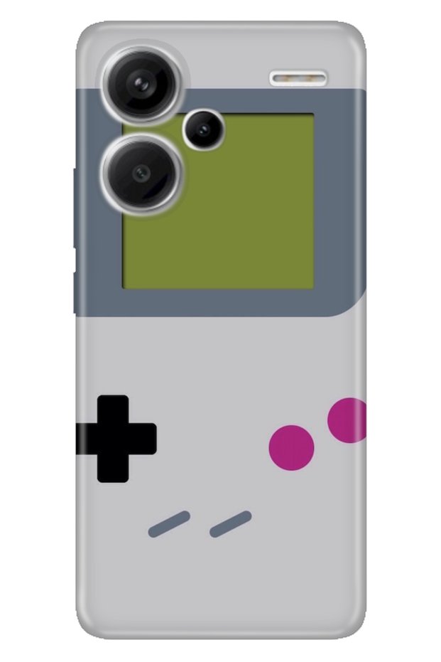 Xiaomi Redmi Note 13 Pro Plus 5g Compatible Case Silicone Illustrated Game Boy