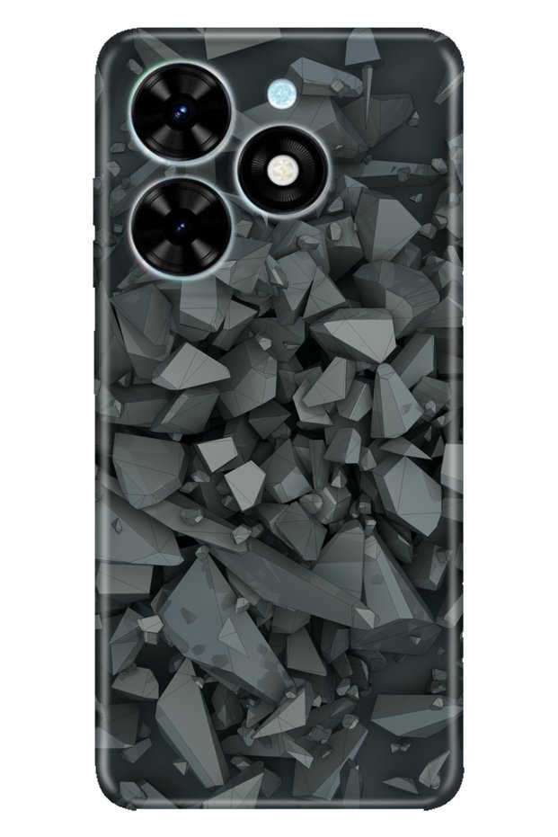 Spark Go 2024 Compatible Case Pictorial Printed Nano Silicone Broken