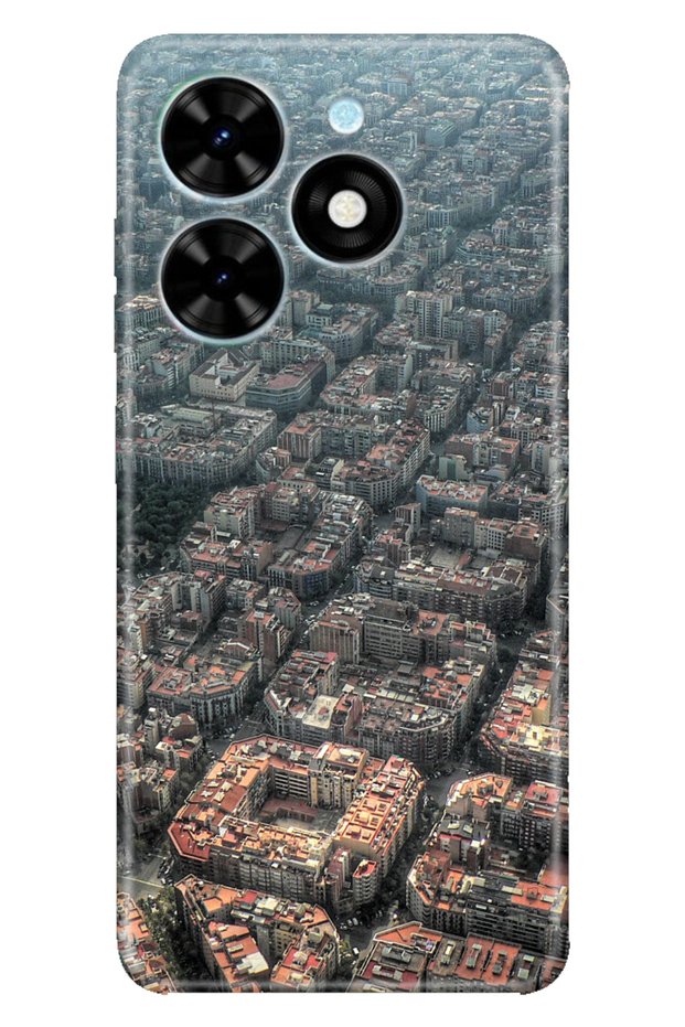 Spark 20 - 20C Compatible Case Illustrated Printed Nano Silicone Barcelona