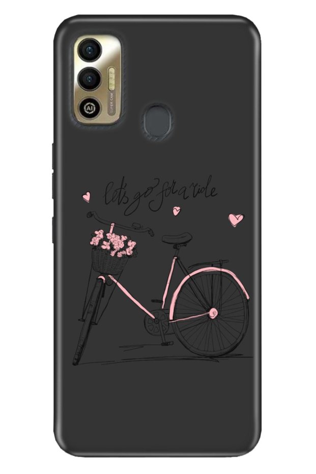 Spark 7t Compatible Case Tioserisi Illustrated Silicone Bike Like