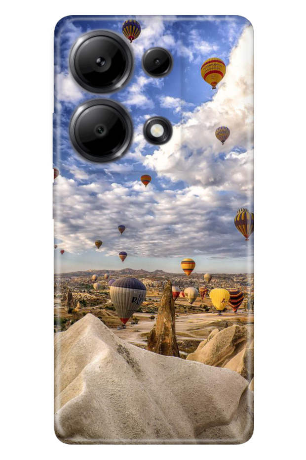 حافظة متوافقة مع هاتف Xiaomi Redmi Note 13 Pro 4G بنمط نانو سيليكون Ürgüp Cappadocia
