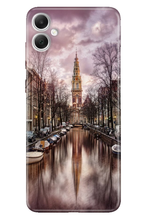 Samsung Galaxy A06 Case A06 Patterned Printed Silicone Amsterdam