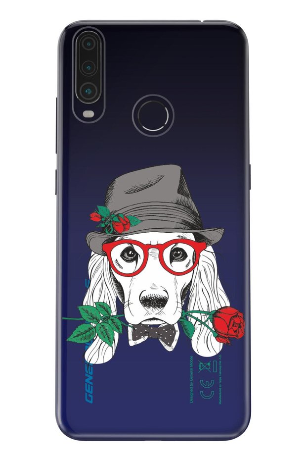 Gm 20 Pro Compatible Case 0.4mm Laser Cut Silicone Cover Love Dog