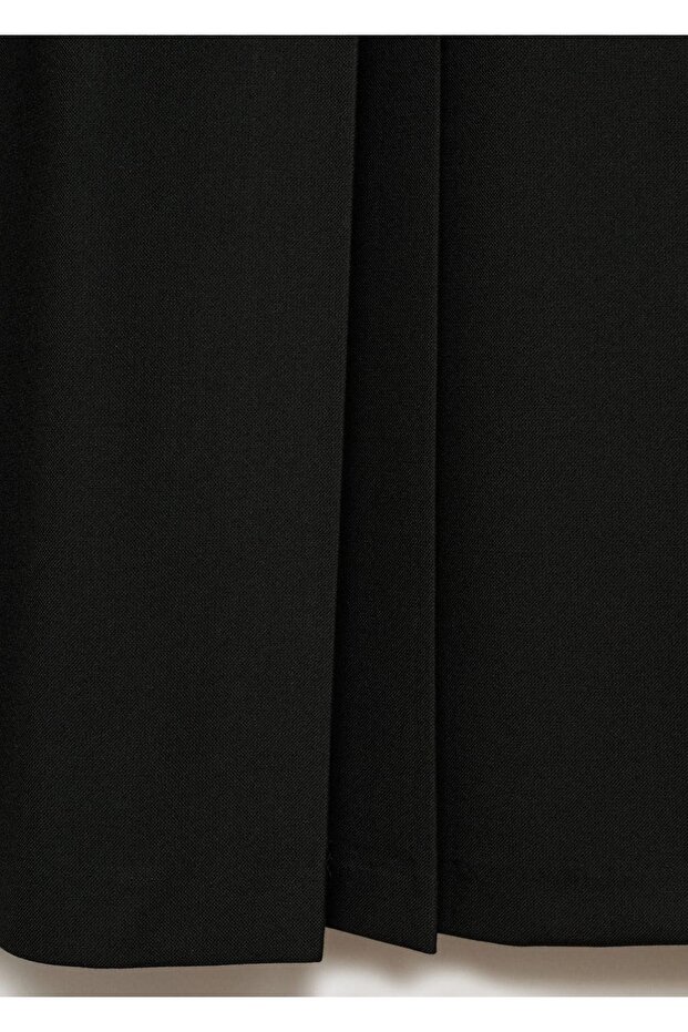 İri pileli midi etek - 7