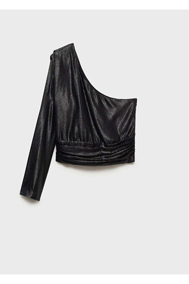 Asimetrik Pullu Bluz - 3