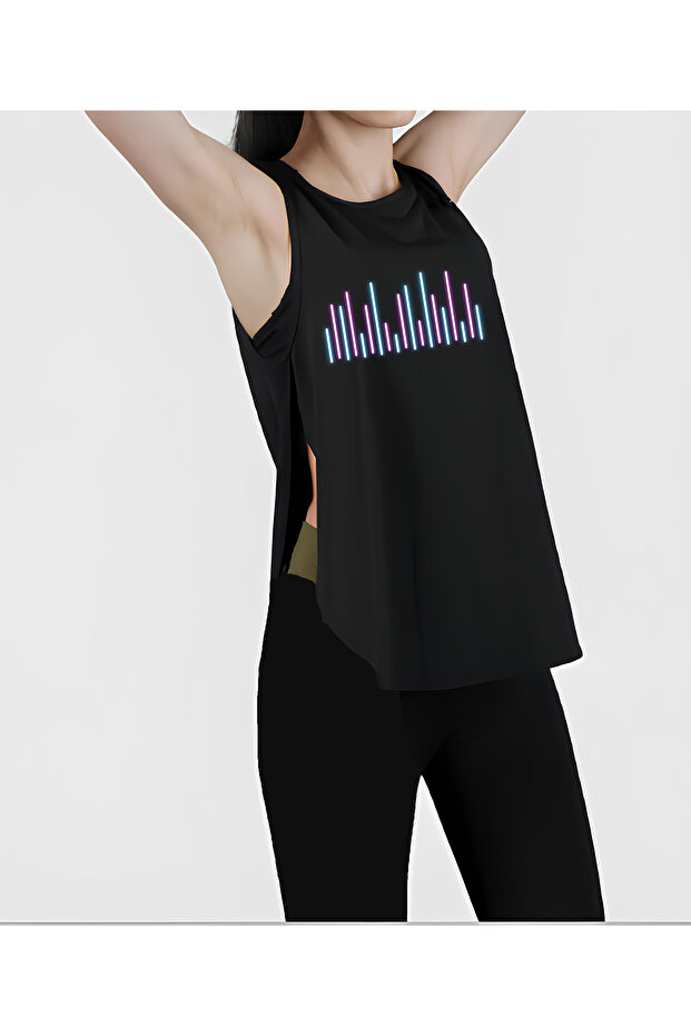 Черен атлетичен потник Equalizer - 1