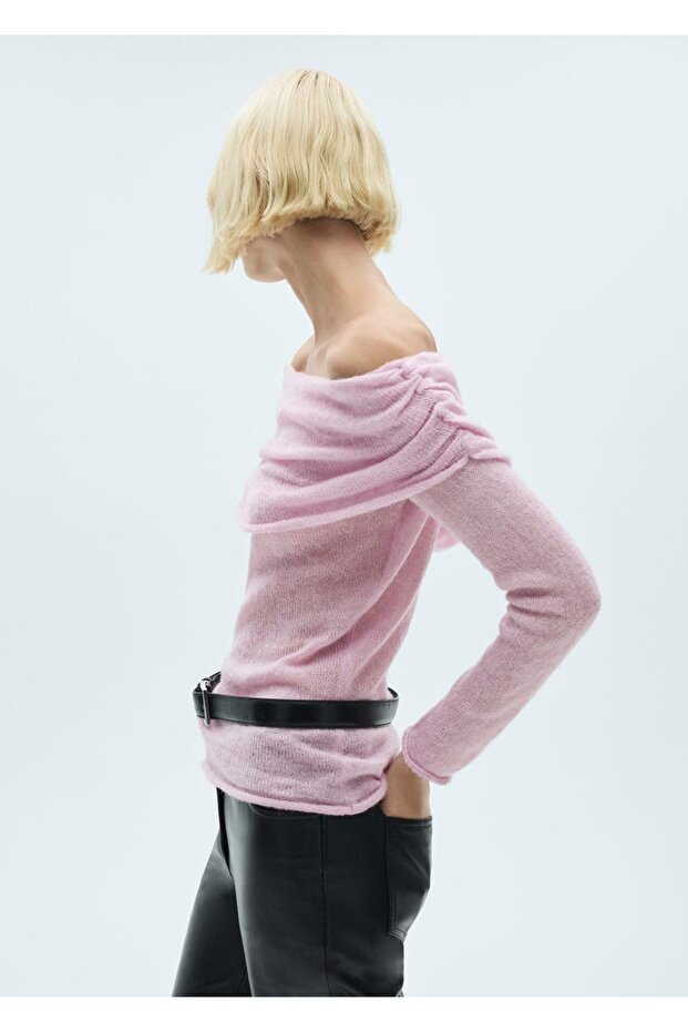 Büzgü detaylı kazak - 1