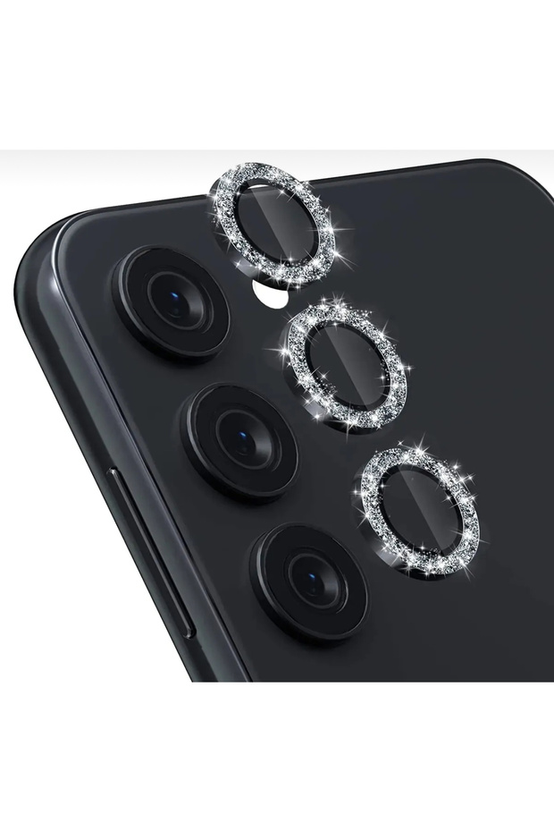 Solid Case Galaxy A24 Compatible Stone Lens Camera Protector - 1