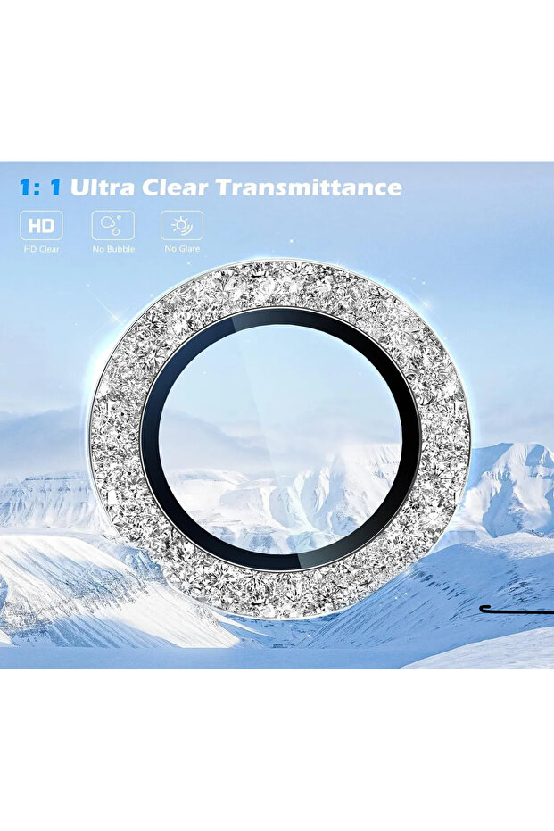 Solid Case Galaxy A55 Compatible Stone Lens Camera Protector - 3