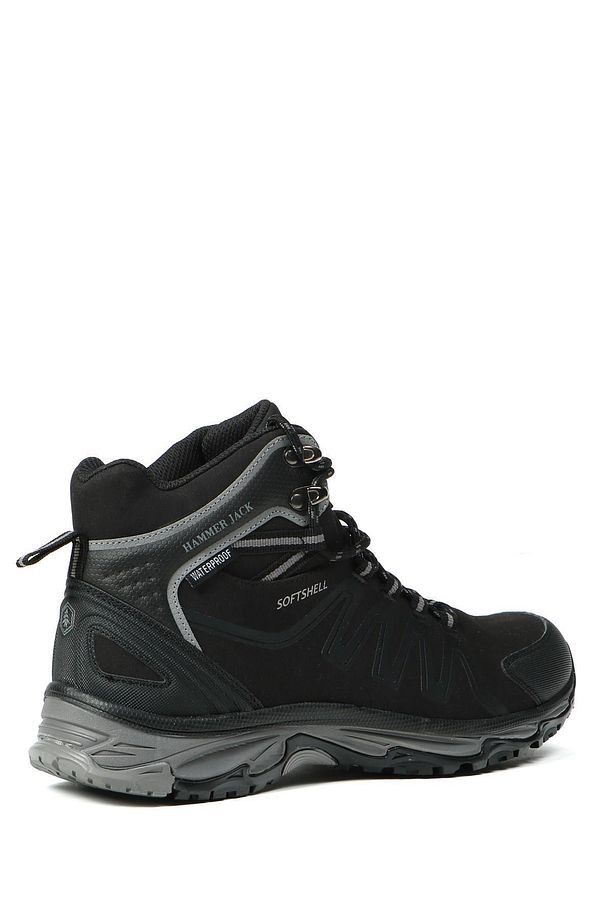 Soft Shell Faron Unisex Su Geçirmez Siyah Bot Ayakkabı - 3
