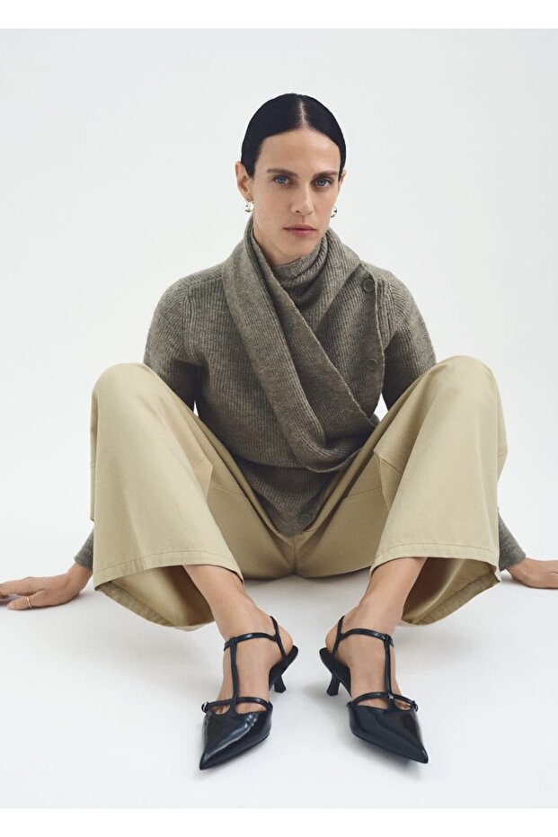 Openwork Knitted Sweater - 7