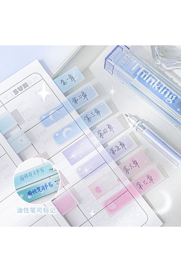 Işıltılı Kelebek Temalı Sticky Note (GGK-PV001) - 4
