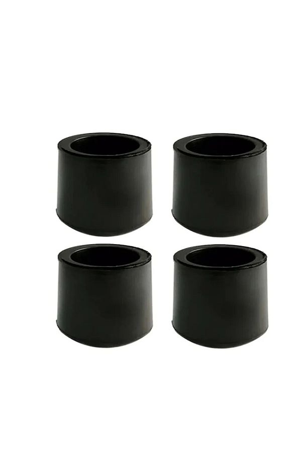 21 Mm Pvc Sandalye Profil Ayak Pabucu Sessiz Yumuşak - Siyah (8 Adet) - 5