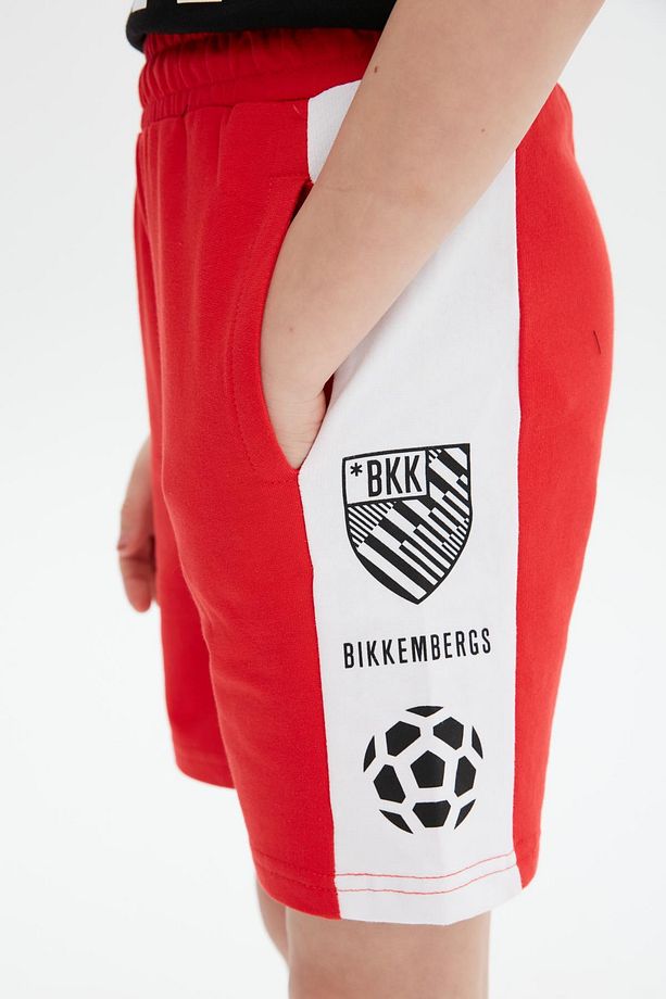 Bg Store Erkek Çocuk Kırmızı Şort 23ss0bk1570 - 3