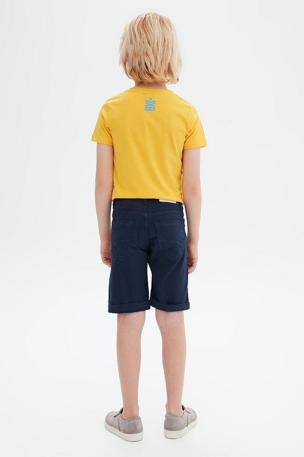 Bg Store Erkek Çocuk Lacivert Şort 23ss0bk1521 - 4