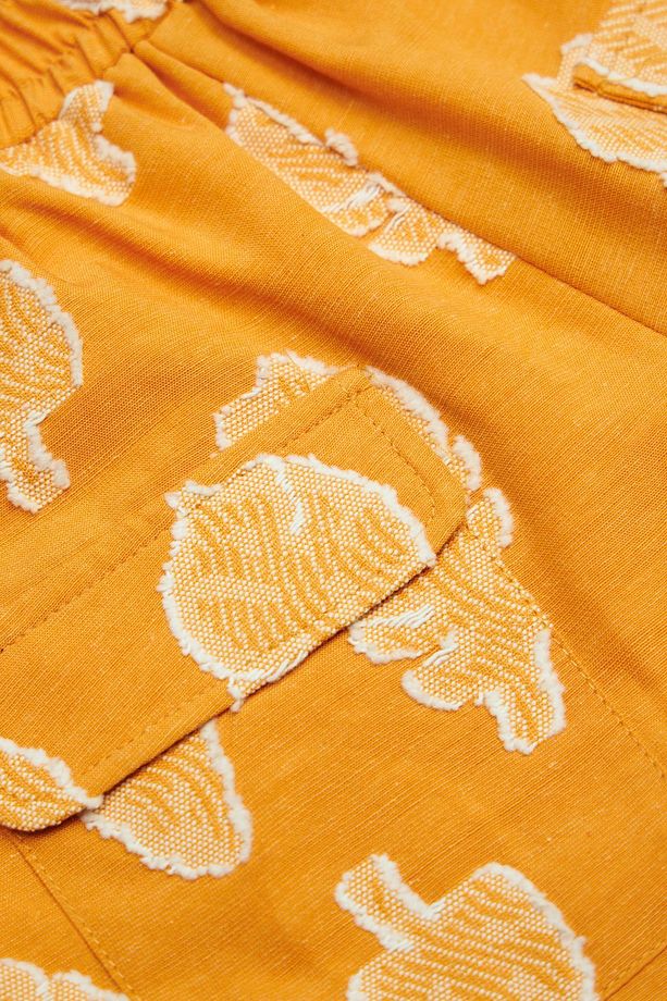 Bg Store Kız Çocuk Oranj Şort 23ss2tj4118 - 7