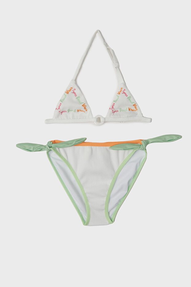 Bg Store Girl's White Bikini 23Ss0Tj4018