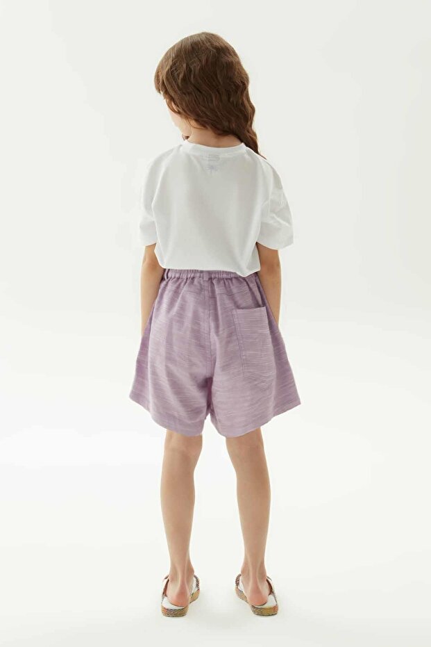 Bg Store Kız Çocuk Lila Şort - 5