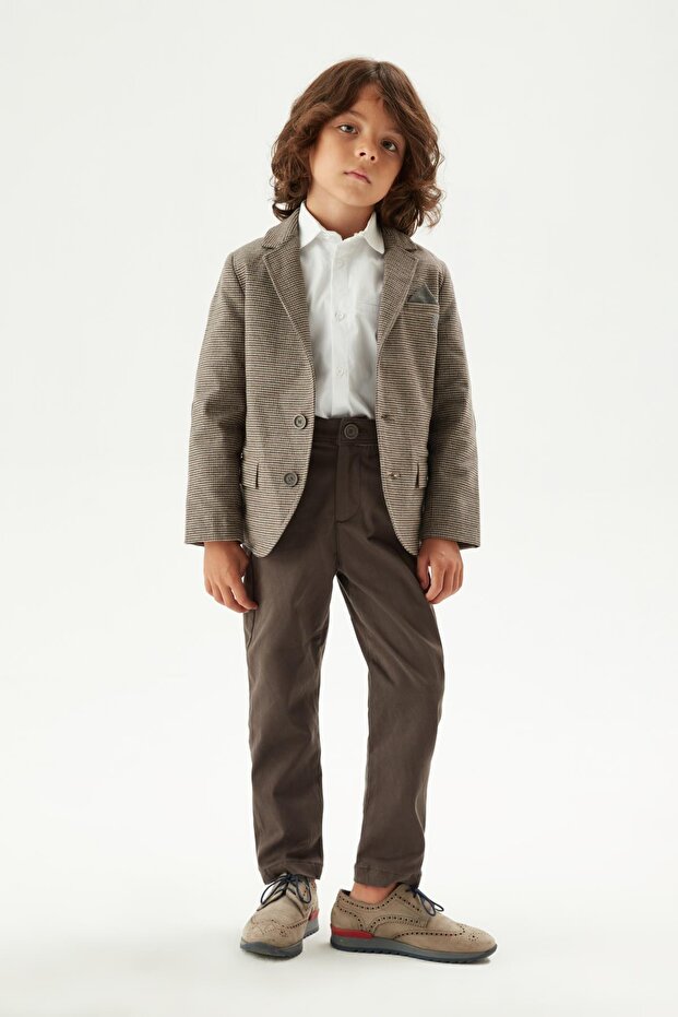 جاكيت BG Store للأولاد، بنقشة - 23FW0NB3710