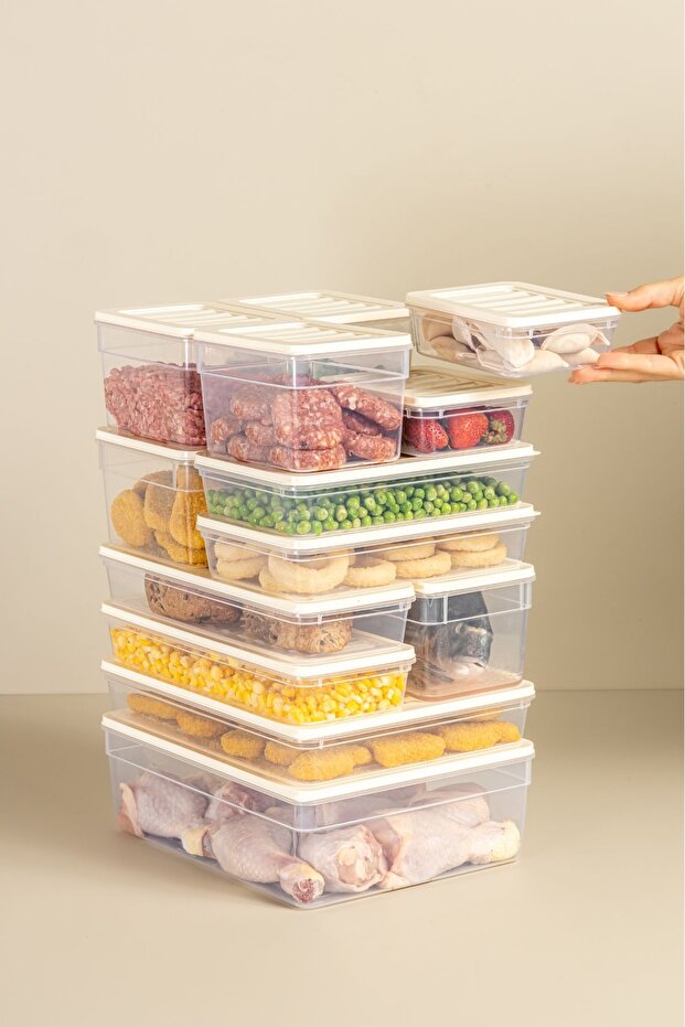 4 Piece Set Freshbox Storage Container Suitable for Microwave and Diffraction - 5