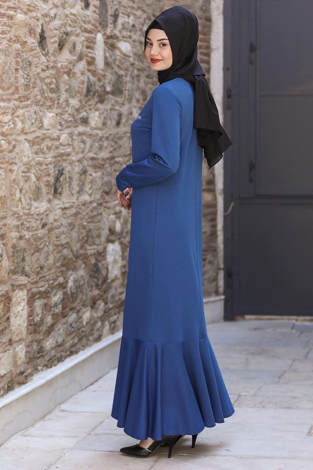Azra Elbise Mavi TBSSN62 - 3