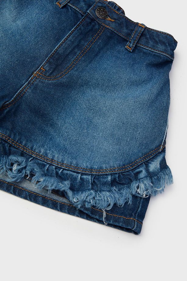 Bg Store Kız Çocuk Denim Şort - 8