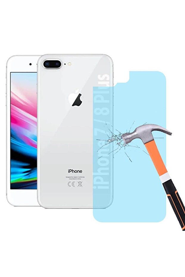 Apple iPhone 7 Plus ve iPhone 8 Plus Arka Nano Cam Ekran Koruyucu - 1