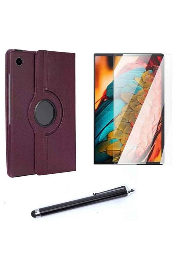 Samsung Galaxy Tab A8 X200 X205 X207 Kılıf Ekran Koruyucu Kalem Set - 2