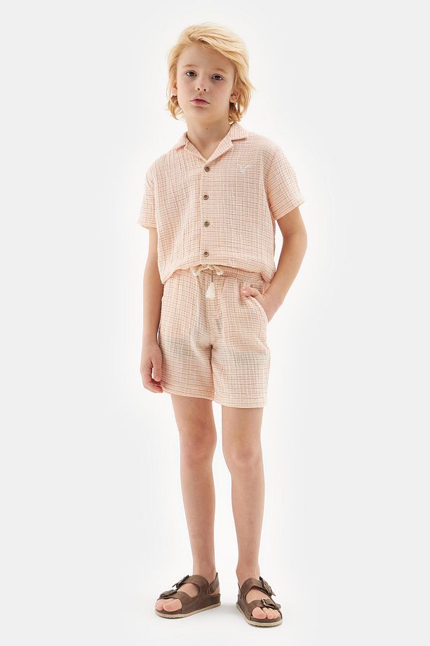 Bg Store Erkek Çocuk Desenli Şort 23ss2nb3142 - 1