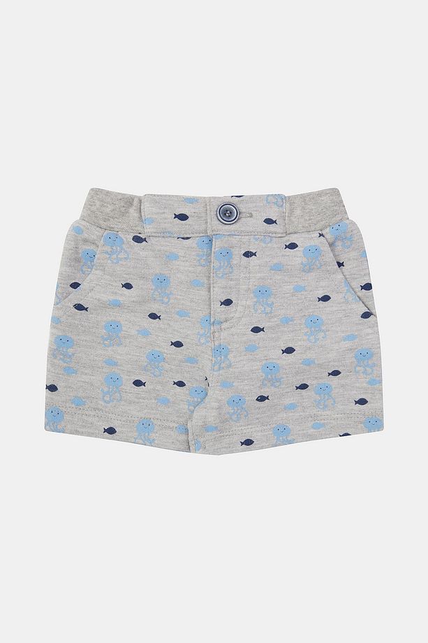 Bg Store Erkek Bebek Desenli Şort 23ss0lt8115 - 1