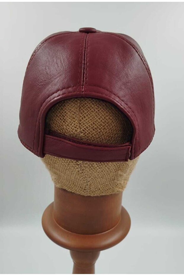 Gerçek Deri Kep Şapka - 3