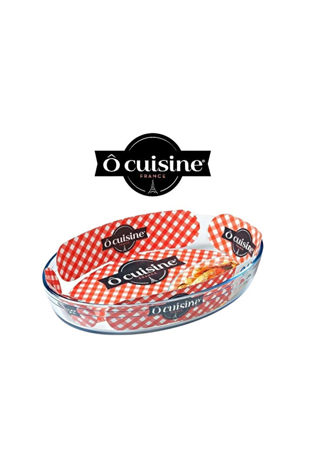Ocuisine® 3L Oval Roaster - Borosilicate Glass
