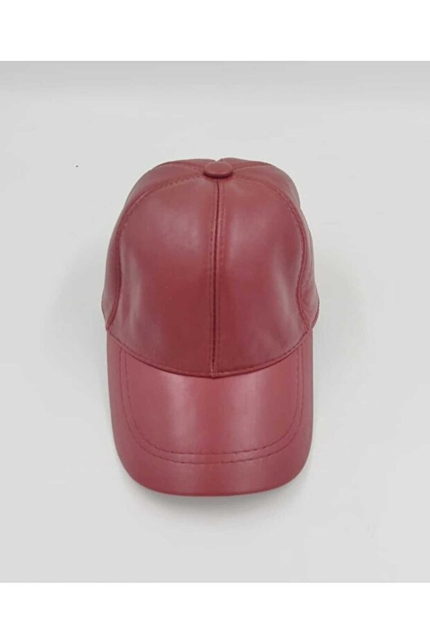 Gerçek Deri Kep Şapka - 6