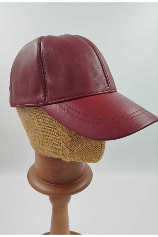 Gerçek Deri Kep Şapka - 2