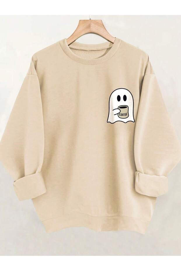 Halloween Themed Unisex Printed Sweatshirt