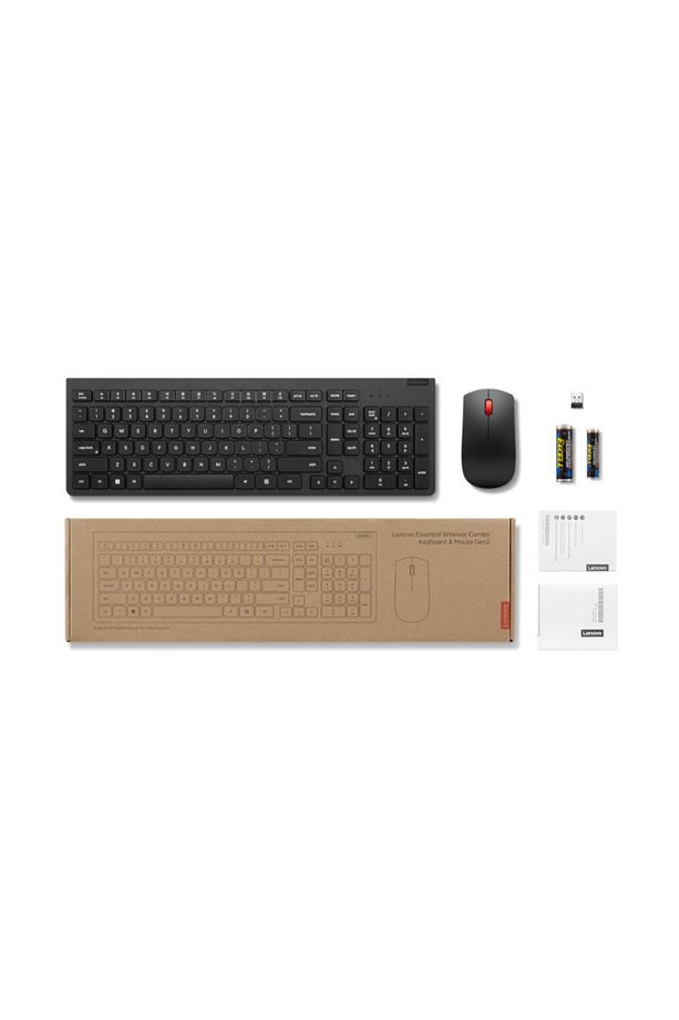 Essential Wireless Set Türkçe F Klavye & Mouse Gen2 Siyah Türkçe F 440 4X31N50743 - 5