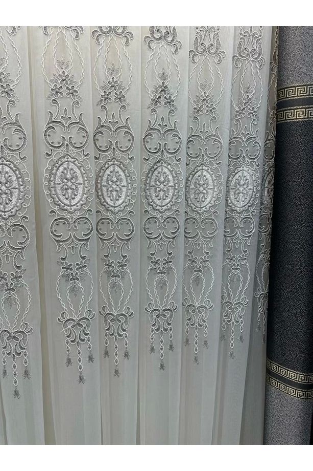 Nivemeshome Antakya 8008 V-6113 1/3 Sık Pileli Tül Perde Apm - 6