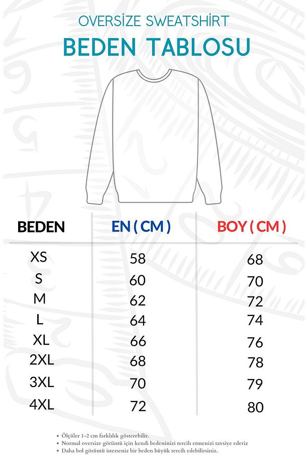 Unisex Oversize Billie Eilish Hit Me Hard And Soft Baskılı Kapüşonsuz Bisiklet Yaka Sweatshirt - 5