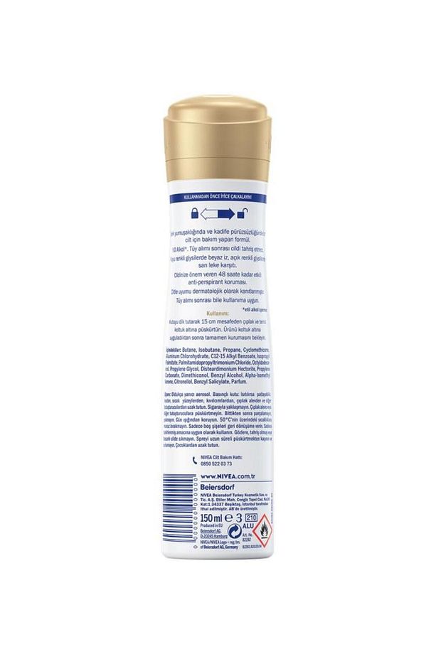 Kadın Sprey Deodorant Black&white Invisible Ipeksi Pürüzsüzlük 150ml, 48 Saat Koruma, X3 Adet - 2